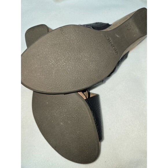 Vionic Leticia Women’s Size 6M Black Leather Slide Sandals Comfort Orthotic NWOT - Picture 5 of 5